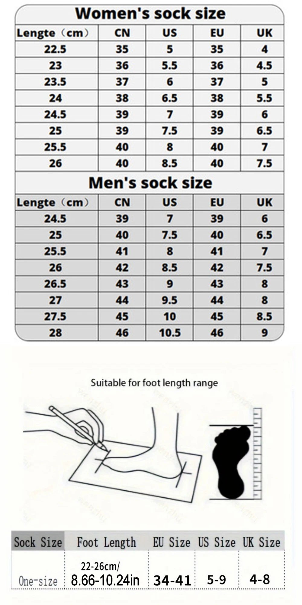 Damensocken